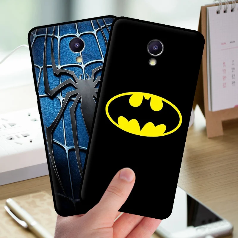 mosirui for Meizu meilan note5 note6 case Silicone Cover soft shell Back in fitted phone Marvel Comics Spider Iron Thor |
