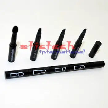 

by ems or dhl 500Sets Professional Cosmetic Makeup Brushes Lip Eyeshadow Eyebrow Brush Beauty Makeup Brush Set 1 Set 4pcs