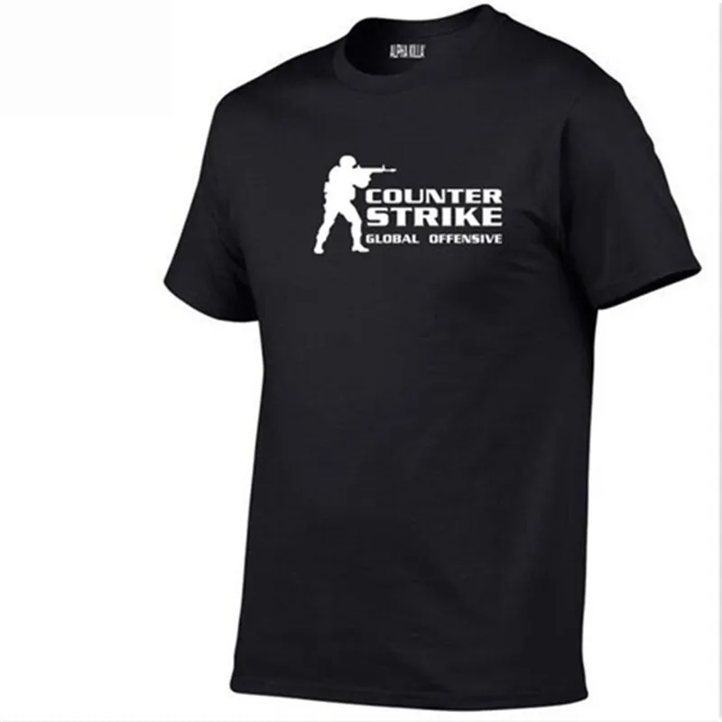 CS GO геймер футболка 2018 Горячие Counter Strike Global Offensive CSGO Для мужчин футболка Одежда высшего качества брендовая одежда Забавные футболки