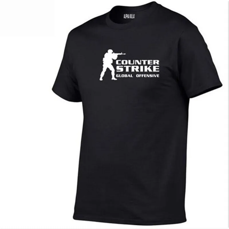 Counter Strike Logo T-Shirt - Baumwolle Shirt Mit CS Druck