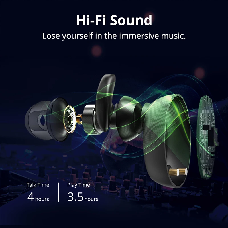 Tronsmart Encore Spunky pro Buds Bluetooth наушники настоящие беспроводные стерео IPX5