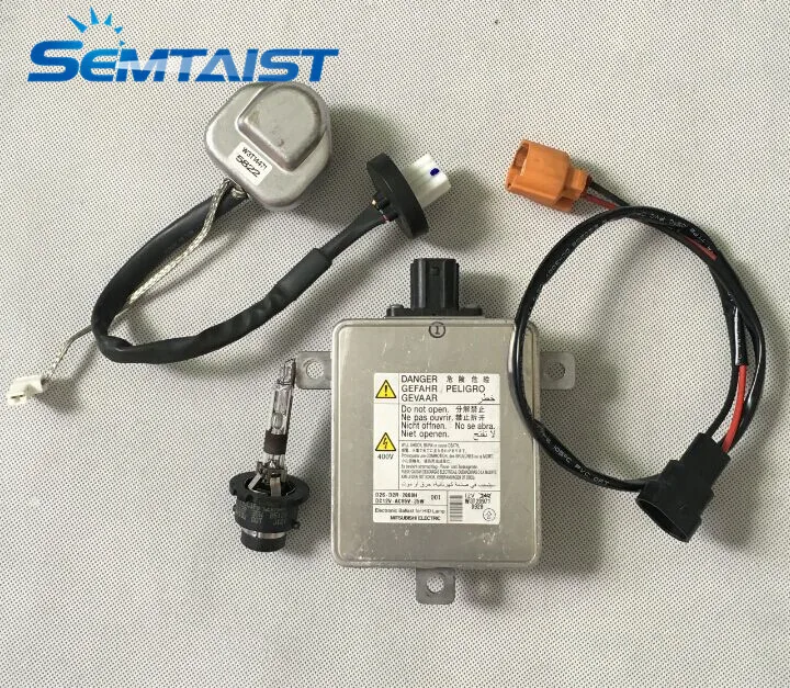

SEMTAIST Promotion! Genuine OEM D2S D2R ballast W3T20971 / W3T19371 +D2R 85126 bulb+power wire(used) free shipping post