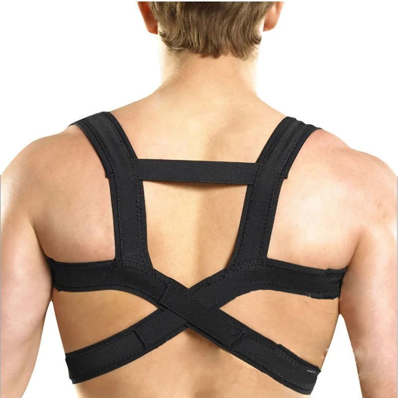 

Adult Elastic Posture Corretor Support Back Brace with Breathable Straps Clavicle Support Portable Brace Belt for Men Women
