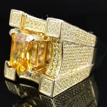 Yi qi булавки для женщин ювелирные изделия принцессы 5.3ct Cut