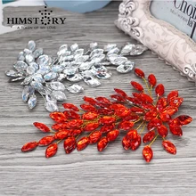 bling Tiara Bridal Headpieces Headdress Handmade Head Jewelry Decoration Pearl Flower Wedding Hair Piece For Bride