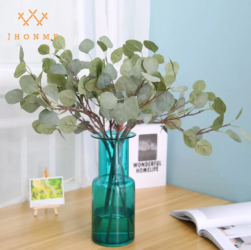 10Pcs Artificial Eucalyptus tree branches Flower arrangement faux