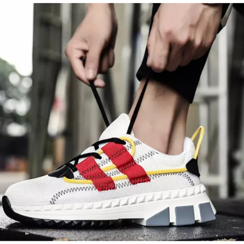 

Times New Roman Men's Sneakers Outdoor Full Breathable Wear-resistant And Skid-resistant Round Head With Low Men's Sports Shoes