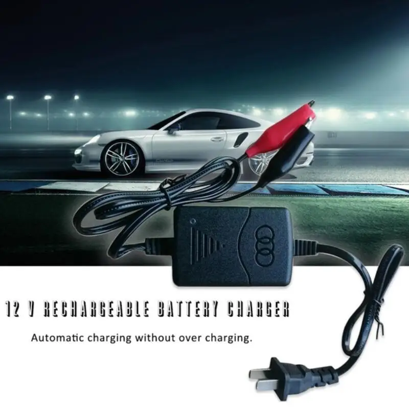 

2018 Auto Short Circuit Protection 12 V 1300mA Sealed Lead Acid Rechargeable Automatic Battery Charger Per Car Truck Motorcycle