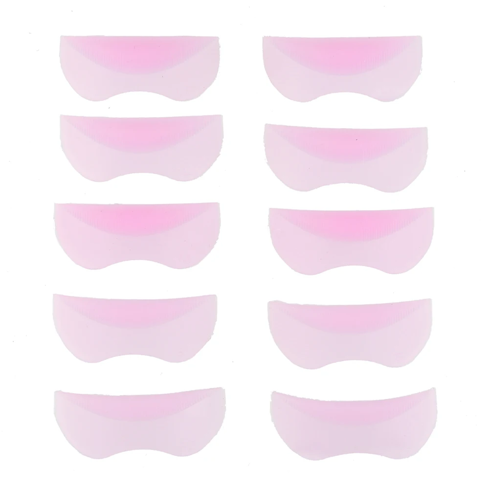 

5Pairs Silicone False Eyelash Perming Curler Shield Pads for Eyelash Extensions Tool Durable Perm Lifting Makeup Eyelash Curlers