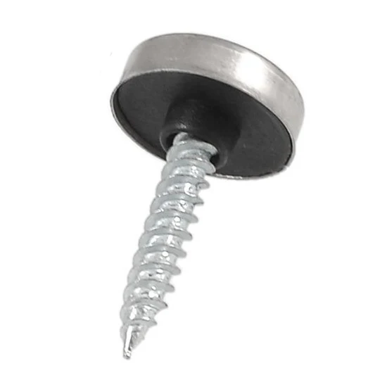 

IMC Hot 4 Pcs 20mm Dia Stainless Steel Cap Cover Decorative Mirror Screws