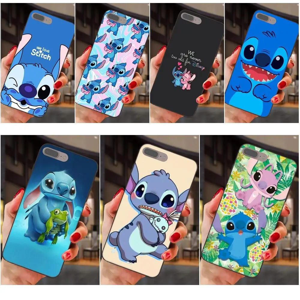 

Cute Cartoon Stitch Top Detailed Phone Case For Huawei Y3 Y5 II Y6 Y7 Y9 nova 2 Plus 2S 3i 4 4e Lite Plus Prime 2017 2018 2019