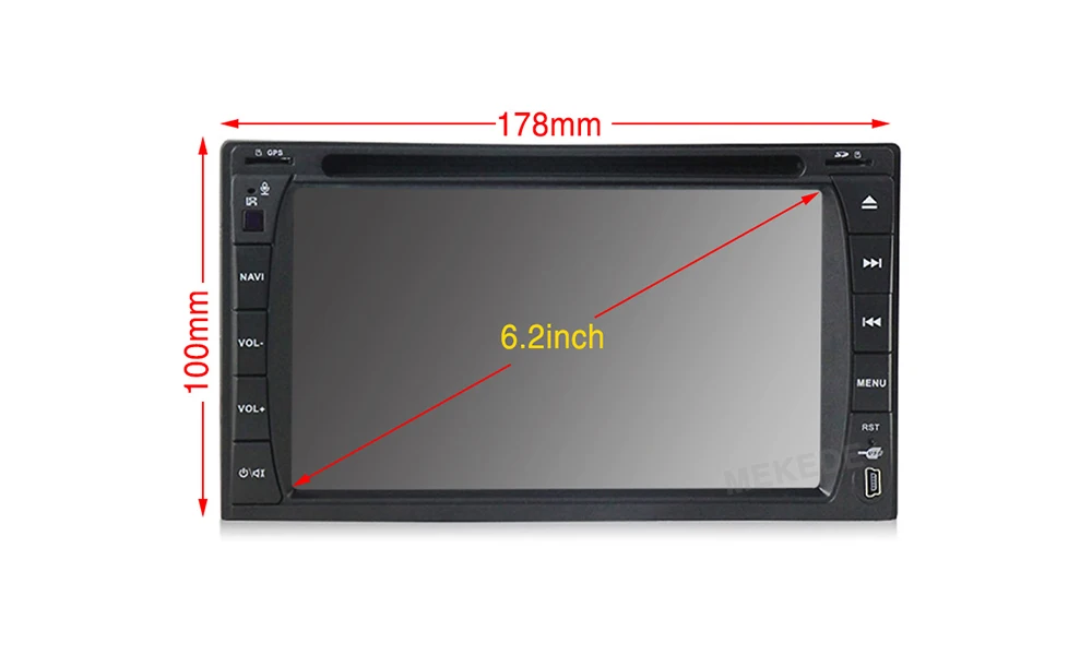 Best MEKEDE Android 9.0 2 din car radio for multimedia player 2din radio visual cassette recorder double din auto stereo BT IPS DSP 3