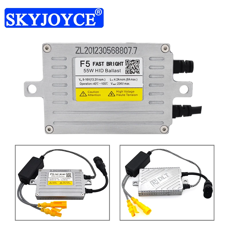 SKYJOYCE 55 Вт Быстрый Яркий свет комплект AC DLT F5 старт HID балластный реактор 35 HeartRay H1 D2H