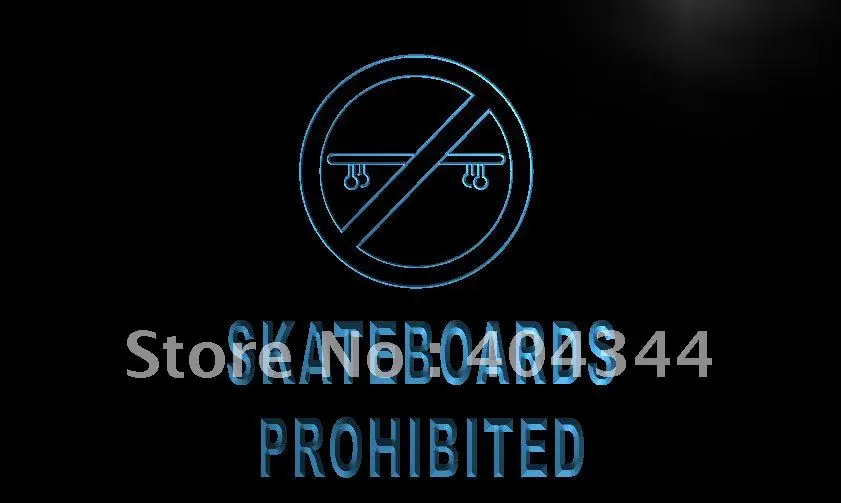 LK282-скейтборды запрещенные спортивные неосветильник игры Декор для дома | Дом и