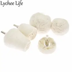 Lychee Life 5 шт. Полировочный коврик полировочное колесо круглые грибы форма кисть колесо DIY ручной полировки инструмент принадлежности