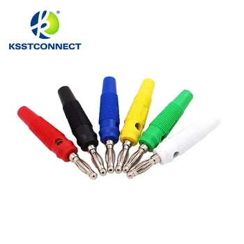 

BP411 5 Color Nickel Plated 4MM Banana Plug FOR Audio Speaker Connectors