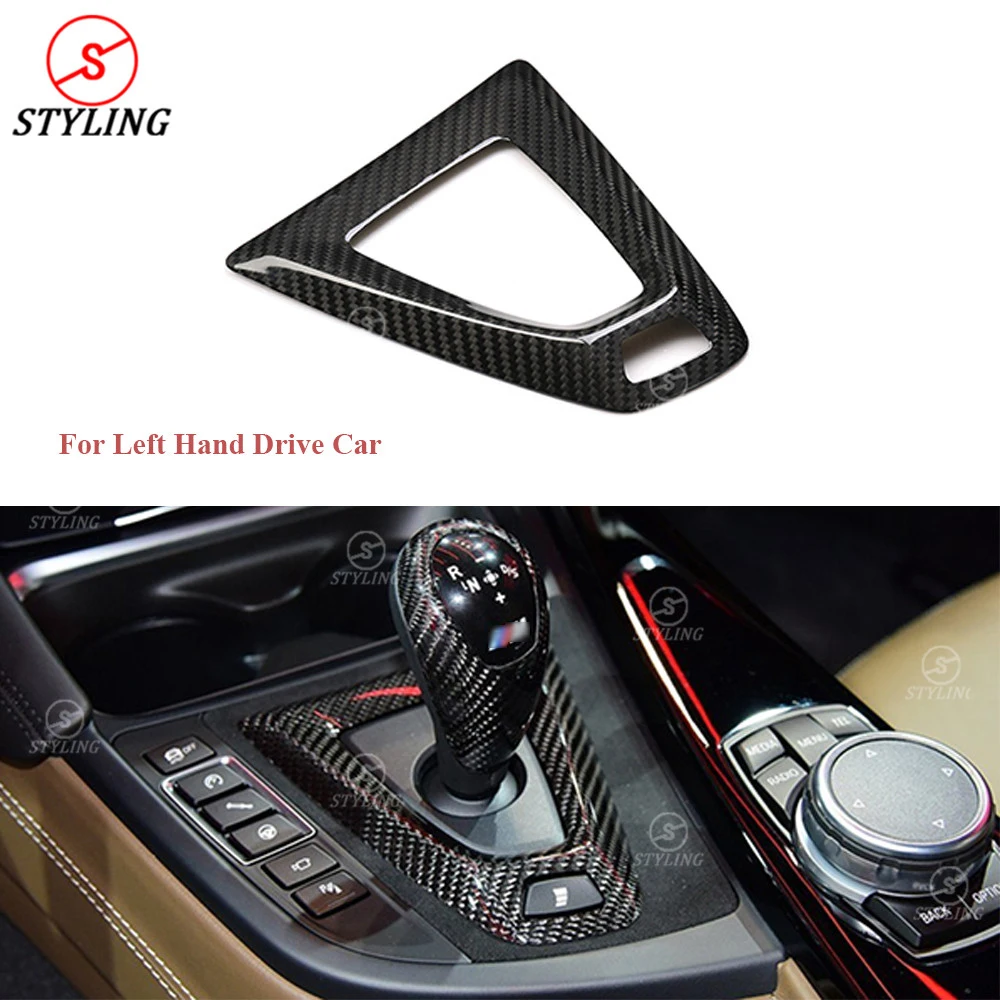 

For BMW M2 F87 M4 F82 F83 Carbon Gear Shift knob Cover Replacement&Add on style M3 F80 M4 F82 Carbon Fiber Gear Base Cover