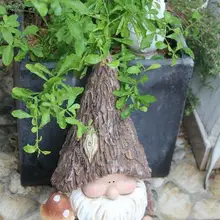 H37.8cm, карликовые кантри эльф мясо украшения для сада Открытый Газон вилла сад Садоводство украшения для бакалеи