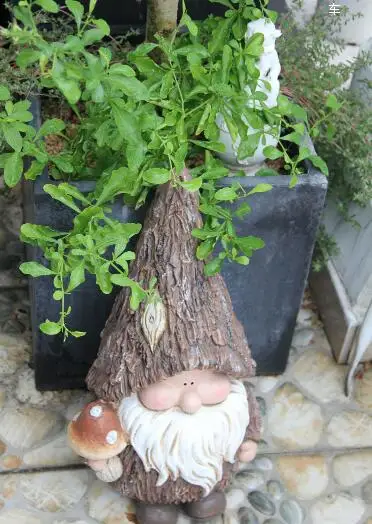 

Free shipping,H37.8cm,Dwarf American country elf meat garden decorations outdoor lawn villa garden gardening grocery ornaments