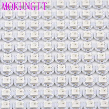 

10-1000pcs SK6812 WS2812B 5050 RGB LED & PCB Board 1-LED Addressable Module Pixel Light 5V mini PCB board (10mm*3mm) Heatsink