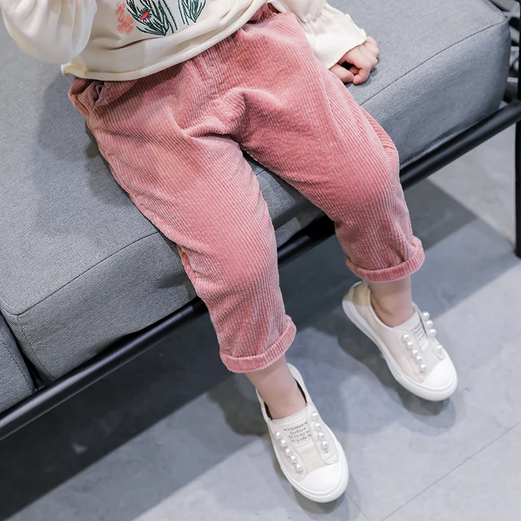 Г. Осенние детские штаны; красивые брюки для мальчиков и девочек; вельветовый материал