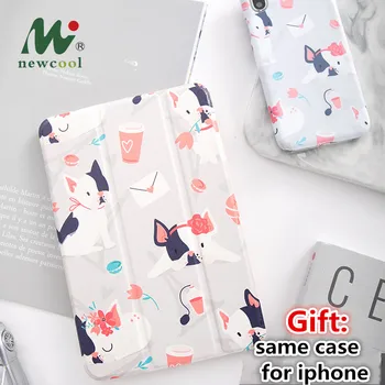 

Lover Dog Magnet Flip Cover case For iPad Pro 9.7 air 10.5 11 10.2 12.9 Air2 Mini2 3 4 5 2019 Tablet Case For ipad 9.7 2017 2018