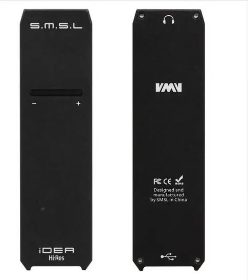 SMSL IDEA Мини Размер Hifi аудио портативный USB DAC и усилитель для наушников XMOS SABRE9018Q2C