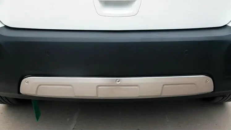 Для Chevrolet TRAX- нержавеющая сталь спереди+ Задняя панель бампера Защита защиты планки крышка 2 шт. стайлинга автомобилей