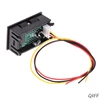 Voltmètre numérique de RPM de jauge de tachymètre de LED 2 en 1 pour la vitesse de rotation automatique de moteur Mar28 ► Photo 3/6