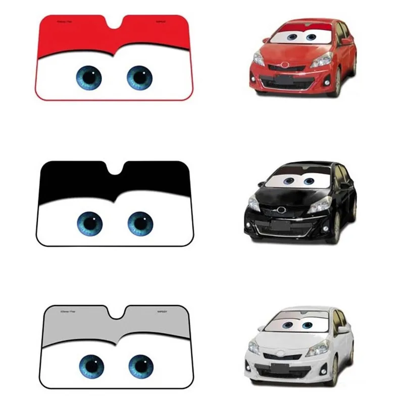

Car Eyes Heated Windshield Sunshade Car Window Windscreen Cover Sun Shade Auto Sun Visor Car-covers Car Solar Protection 6 Color