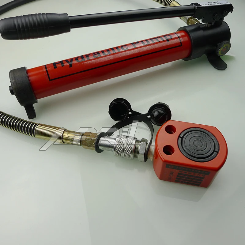 

Thin Type Hydraulic Cylinder RMC-101 With Pump Hydraulic Jack,work travel of 11mm