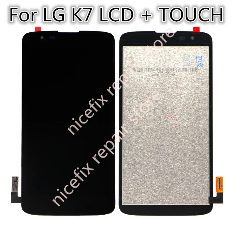 Черный ЖК-дисплей 5 0 дюйма для LG K7 Tribute LS675 MS330 K330 в сборе сенсорный экран с