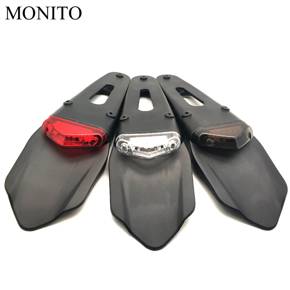 Motocross Off Road LED Taillight Rear Fender For Dirtbike DRZ400 WR 250 /450 XR Motocross Off Road LED Taillight Rear Fender For Dirtbike DRZ400 WR 250 /450 XR