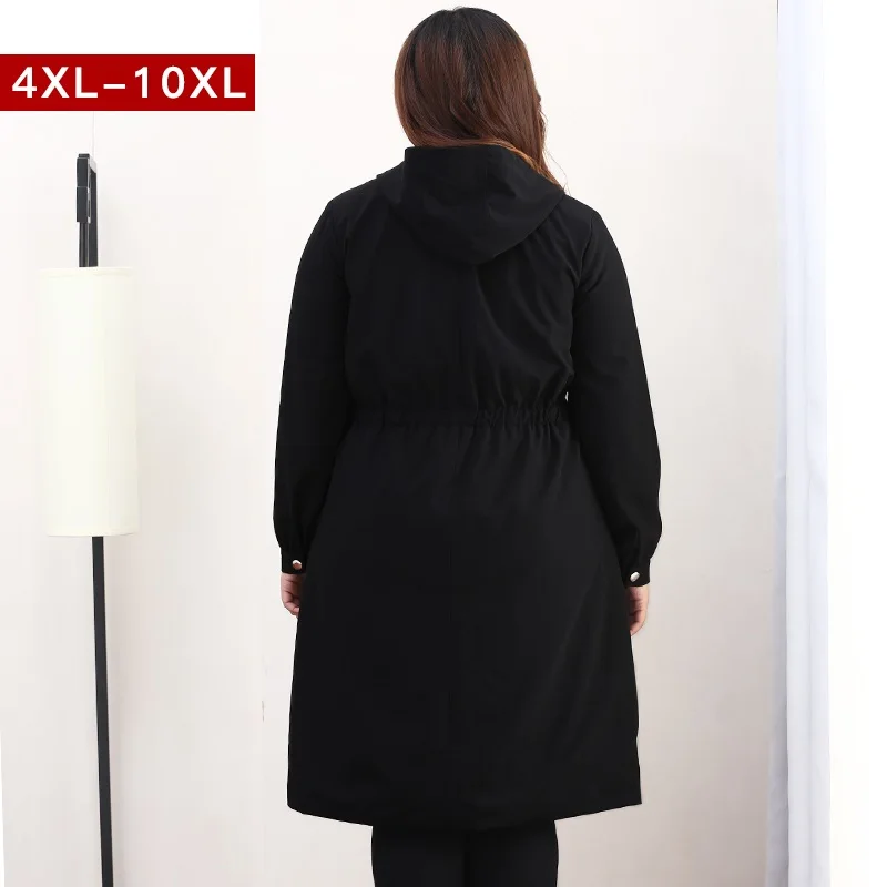 4XL 9XL женская одежда большого размера верхняя новинка весны 2020 Женская ветровка