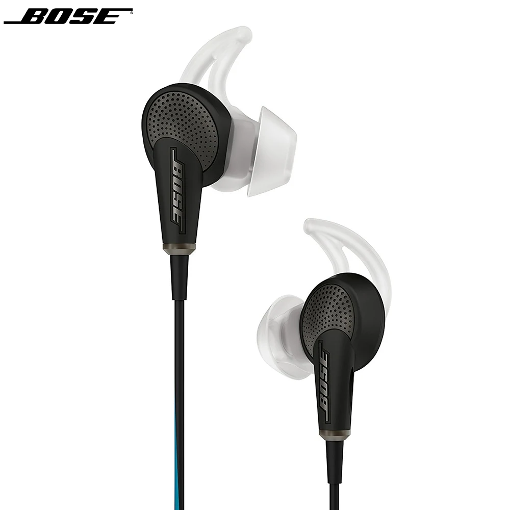 

Bose QuietComfort 20 earphone Acoustic Noise Cancelling in ear Headphones for Apple Devices android smartphones White Black