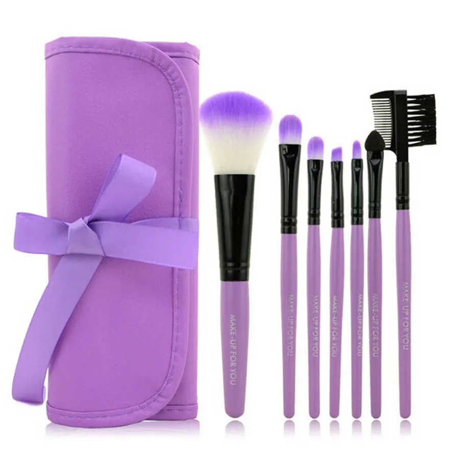 

OutTop best seller 1 Set/7 PCS Wood Makeup Brush Makeup Cosmetic Tools Beauty Brushes Makeup Brush Set Professional #30 Z 6 60