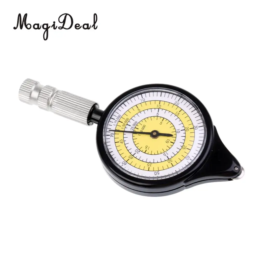 MagiDeal Durable Hiking Walking Map Measurer Distance Calculator Camping Map Reading Compass for Outdoor Travell Accessories