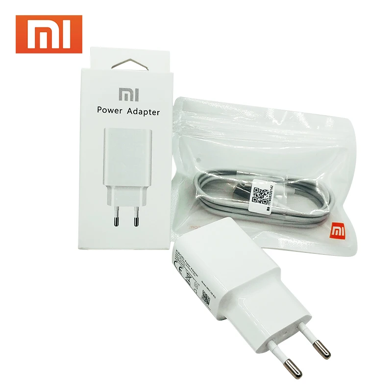 

Original XIAOMI USB Charger 5V 2A EU Plug Micro USB/Type C Cable for xiaomi mi 9 8 SE A1 6 6X 5 Redmi 4x 5 Plus note 4 5 4X 5A