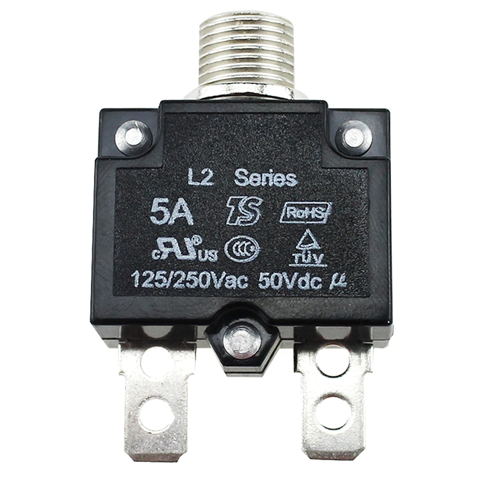 30 AMP PUSHBUTTON THERMAL CIRCUIT BREAKER RESET SWITCH