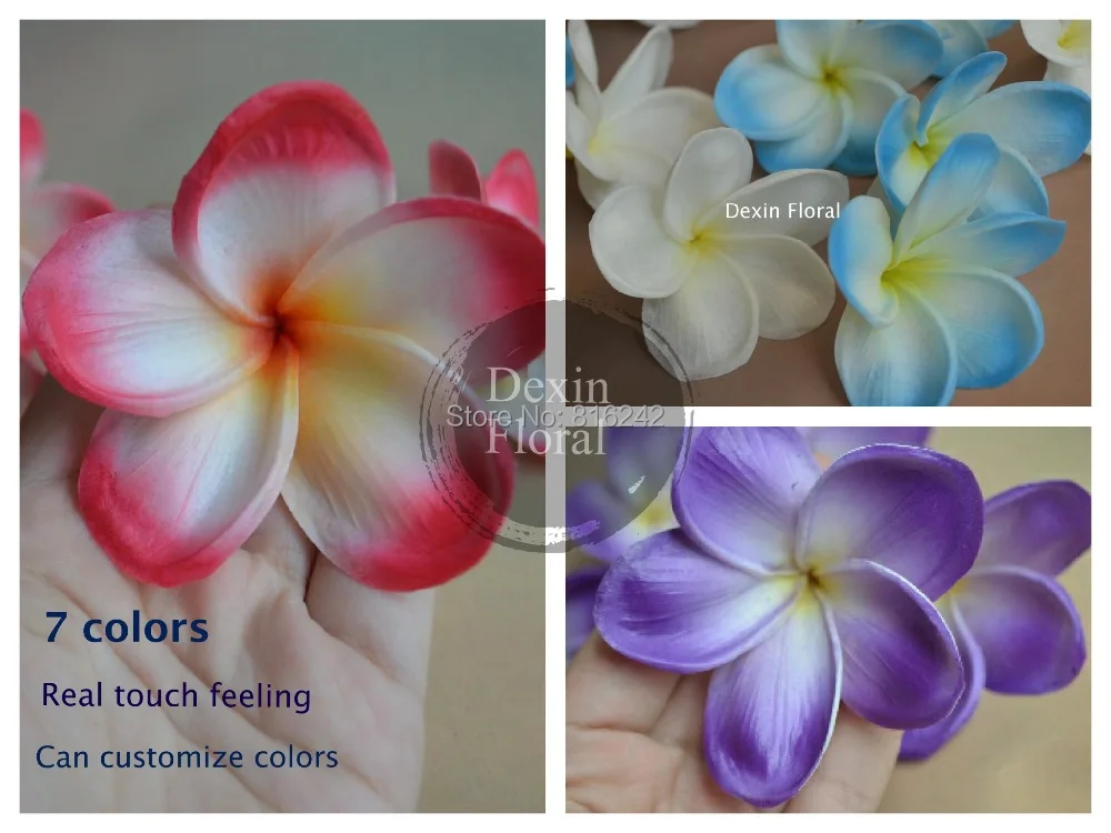 7 Couleurs Fleurs Real Touch Blanc Rose Fushia Bleu