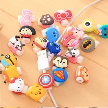 Cartoon Cable Protector Data Line Cord Protector Protective Case Cable Winder Cover For iPhone USB Charging Cable cartoon cable protector data line cord protector protective case cable winder cover for iphone huawei samsung usb charging cable