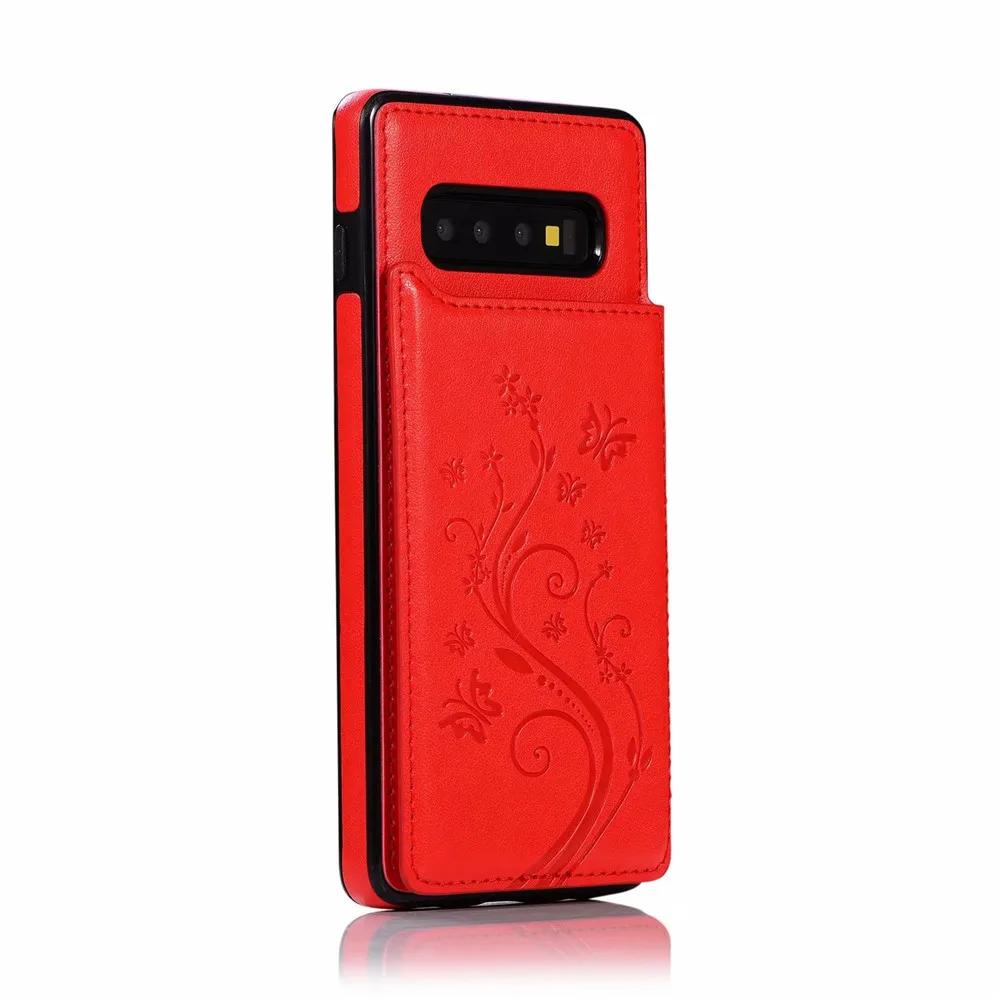 Кошелек чехол для samsung Galaxy S10 плюс S10E случае Luxurry кожа флип карты крышка принципиально для Galaxy S10 S 10 Чехлы для телефона, сумки Капа