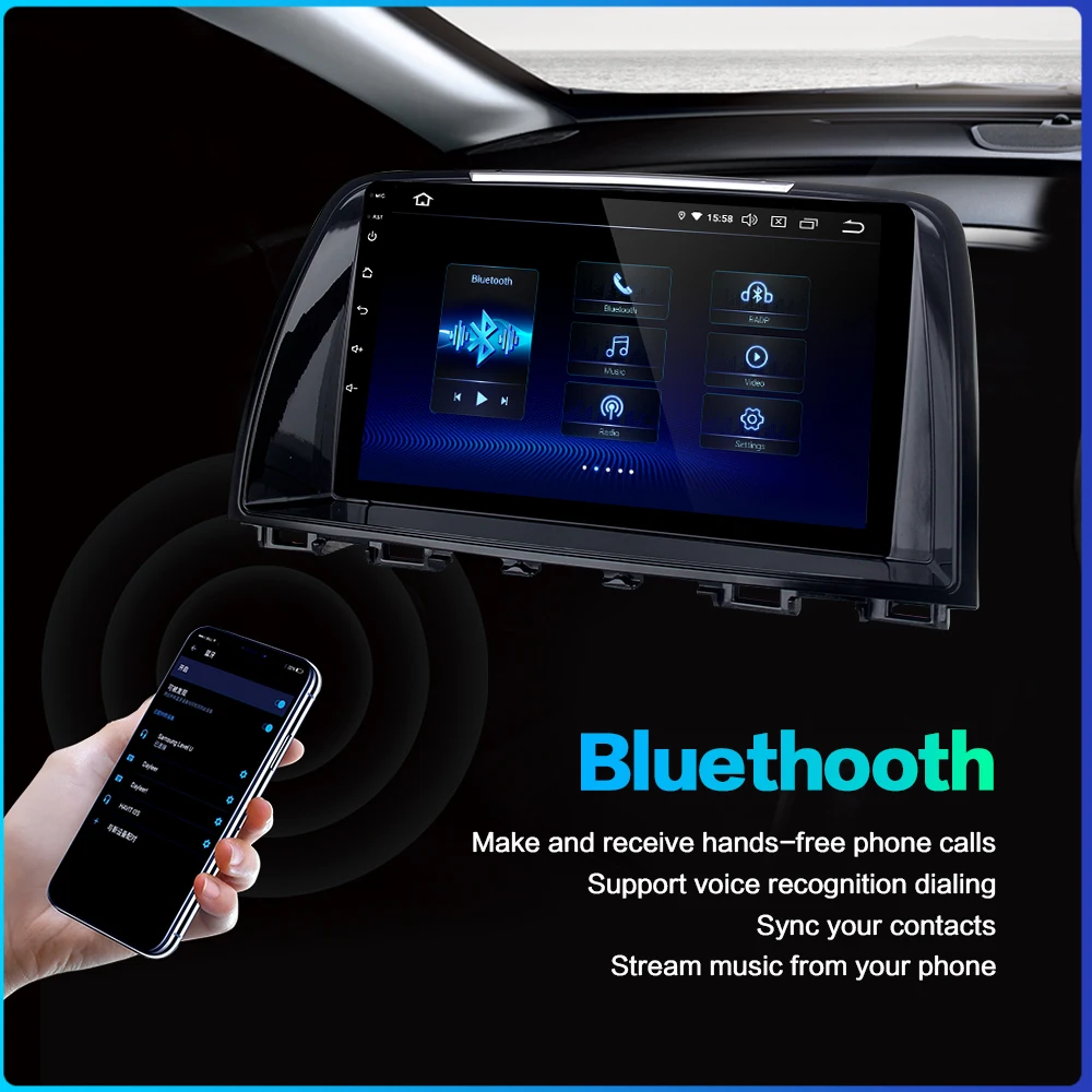 Flash Deal Dasaita 9" Car 1 Din Radio GPS Android 9.0 for Mazda 6 Atenza 2013 2014 Navigator Bluetooth DSP 4GB RAM Car Multimedia Player 4 Flash Deal Dasaita 9" Car 1 Din Radio GPS Android 9.0 for Mazda 6 Atenza 2013 2014 Navigator Bluetooth DSP 4GB RAM Car Multimedia Player 4