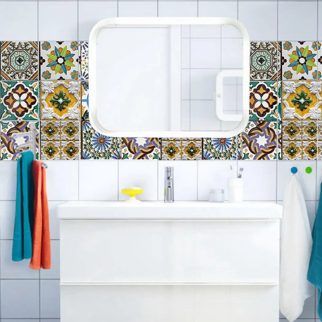 Горячие DIY мозаичные настенные плитки наклейки линия талии стикеры кухня клей