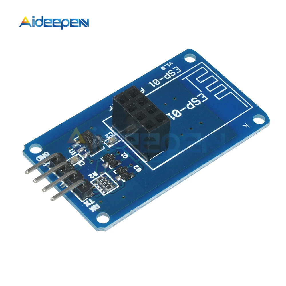 ESP8266 ESP-01 Esp01 серийныйl wi-fi Беспроводной модуль адаптера 3,3 V 5V коммутационная адаптеры pcb совместимый для Arduino UNO R3