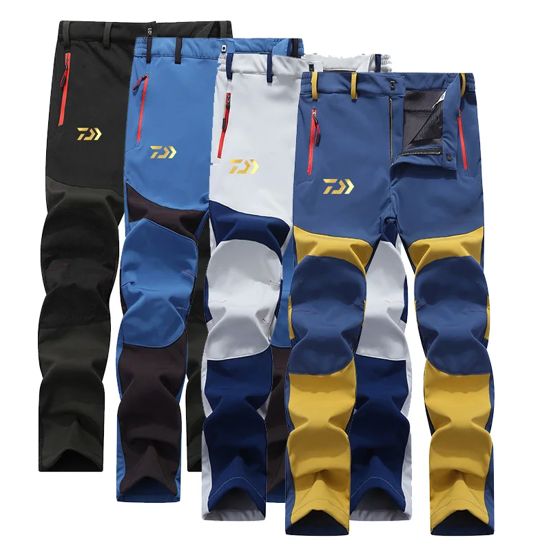 

2019 Man DAWA Thick Warm Winter Fishing Trousers Autumn Pants Fishing Clothing Waterproof Spring Climbing Hiking Fishing Pants