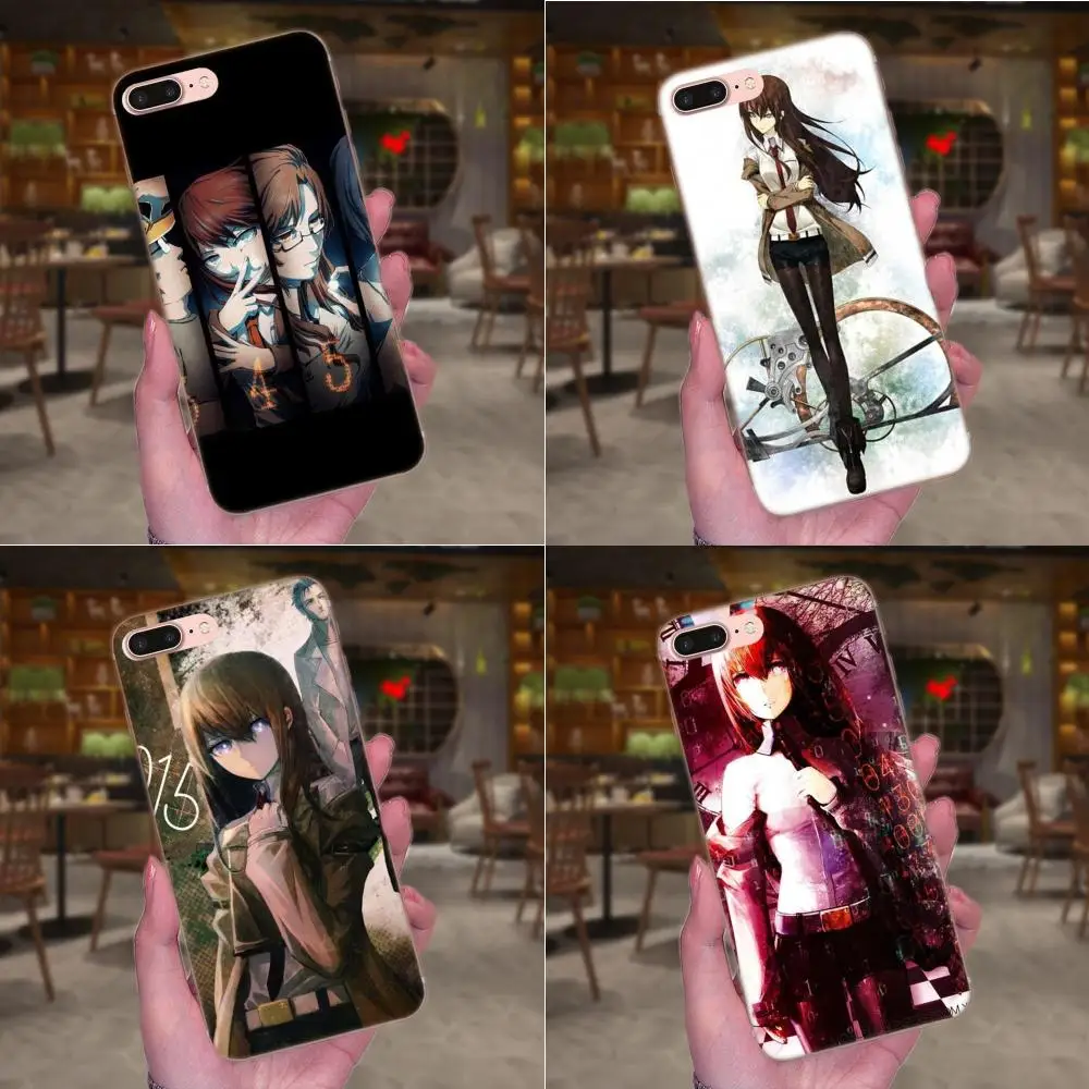 

TPU Print Cover Case Steins Gate Anime For Xiaomi Mi3 Mi4 Mi4C Mi4i Mi5 Mi 5S 5X 6 6X 8 SE A1 Max Mix 2 Note 3 4