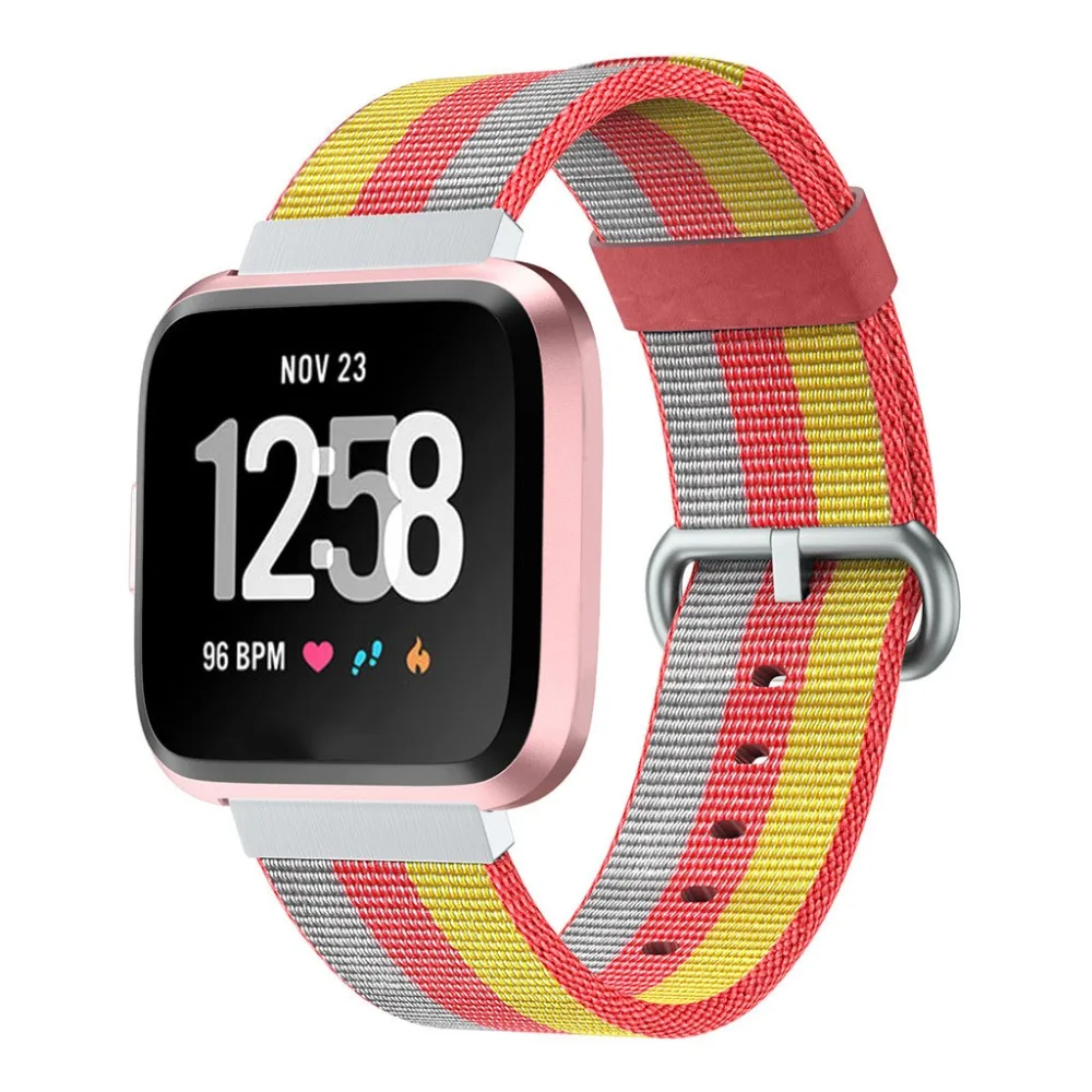 Нейлоновый сменный ремешок для часов Fitbit Versa Lite ремешок для часов легкий ремешок-браслет Элегантный Модный регулируемый ремешок