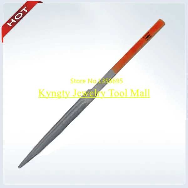 

Size 215 mm Packing 12 pcs / set Red Handle Triangle File Hand tools Jewelry Tool In China Diamond Files Fast Shipment