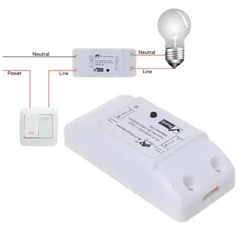 

Remote Control Wifi Socket Wireless Timer 90-250V 50-60Hz Household Appliance for Echo Alexa Google Smart Controller Switch